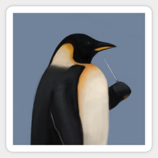 Emperor Penguin Conductor Sticker
